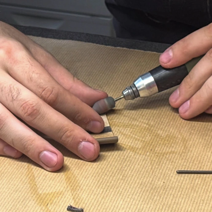 Travail artisanal de fabrication horlogère PRYSMATIK, assemblage et finitions à la main