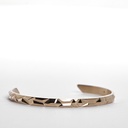 Bracelet Initial - Or rose - 5mm