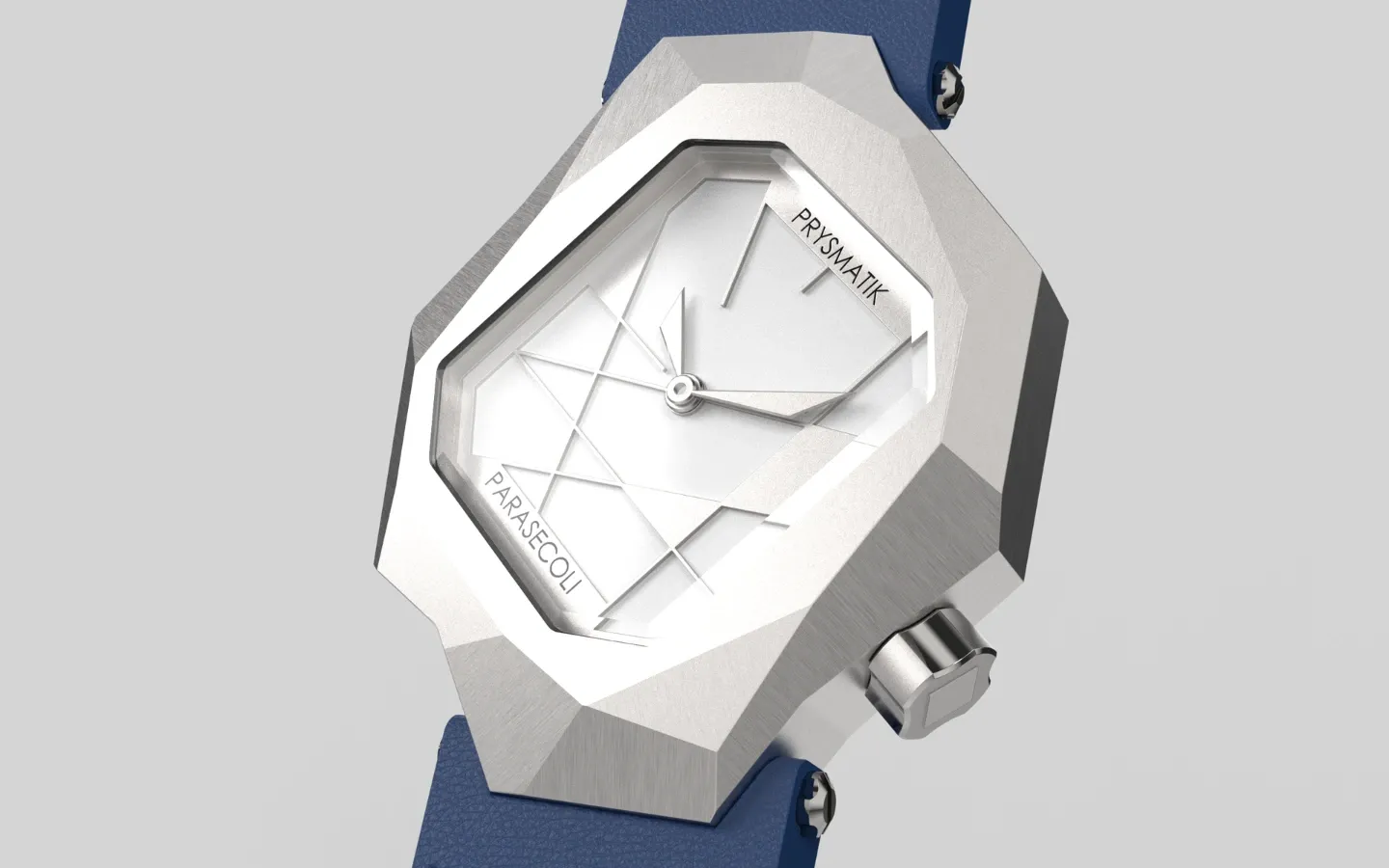 Montre Léa - Mécanique (Bleu, Blanc)